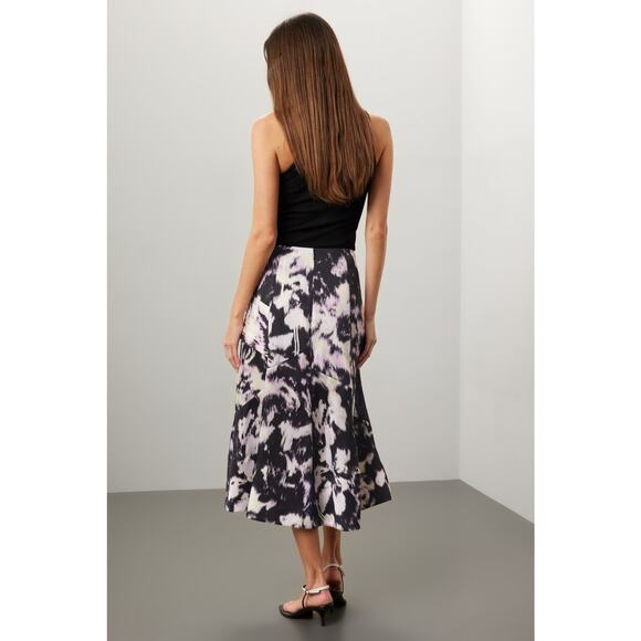 3.1 Phillip Lim x RTR Abstract Daisy Layered Skirt with Slit Size 4 - Picture 3 of 14